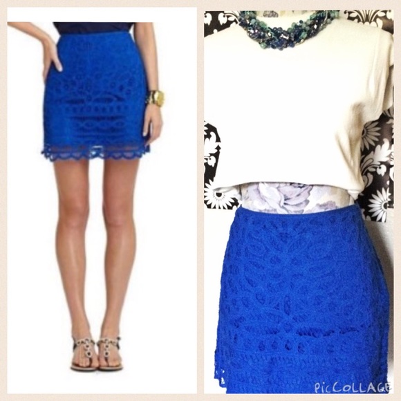 Sold ✔️Lilly Pulitzer Blue cotton skirt - Picture 3 of 4