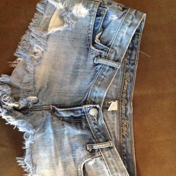 Denim shorts