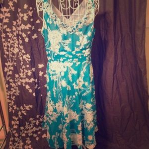 Blue Floral Spring/Summer Dress