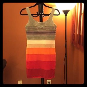 Multi color bandage dress