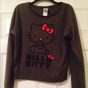 ✨🎀Adorable Hello Kitty crop top sweater✨🎀
