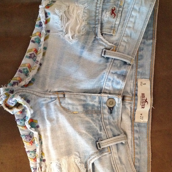 Denim shorts