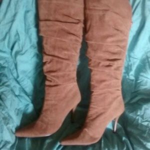 Not for sale RESERVED Trade Tan Nu Buck Boots