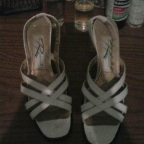 White highheels