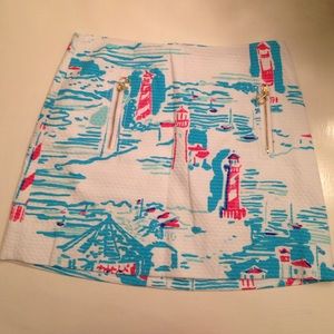 Lilly Pulitzer Tate Skirt in Watch Out print