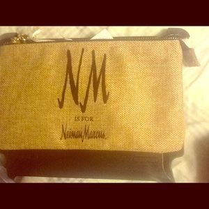 Brand New Neiman Marcus Wristlet/CosmeticsBag
