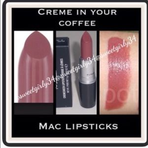 Mac authentic new lipstick "creme in your coffee"
