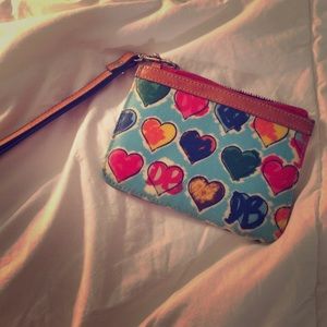 Dooney & Bourke Colorful Heart Wallet