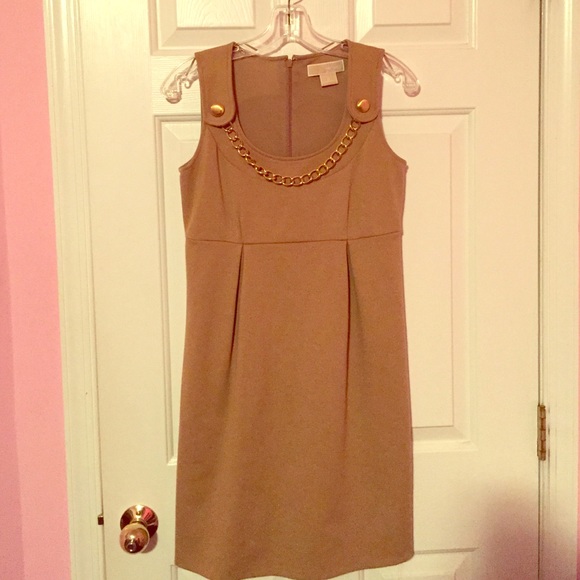 Camel colored Michael kors dress