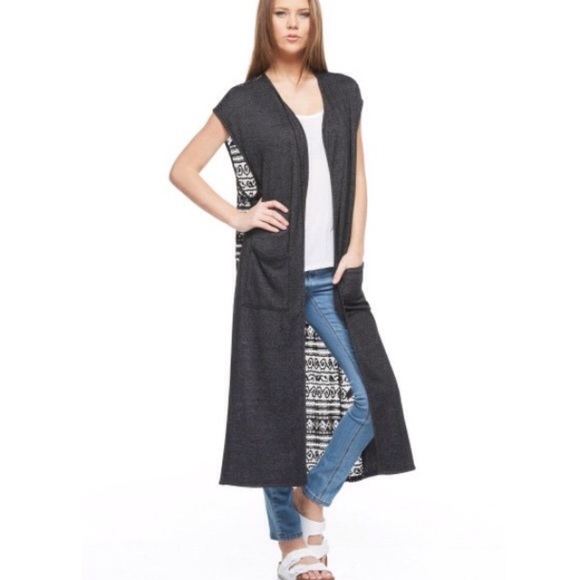 LOWEST Lace Duster Maxi Cardigan - Picture 2 of 3