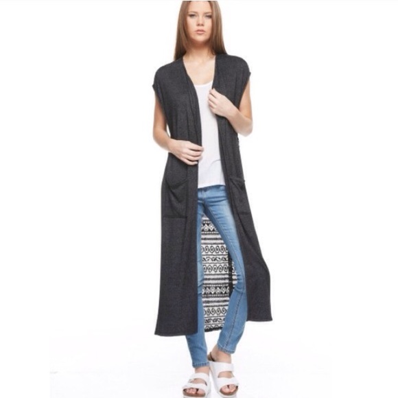 LOWEST Lace Duster Maxi Cardigan - Picture 3 of 3