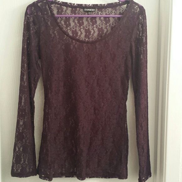 Express Lace long sleeve top