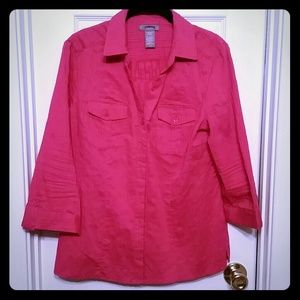 Bright Pink Blouse