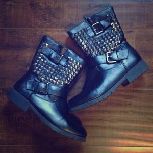 Studded Booties