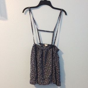 Mine Floral Overall Dress w/ Back Detailing
