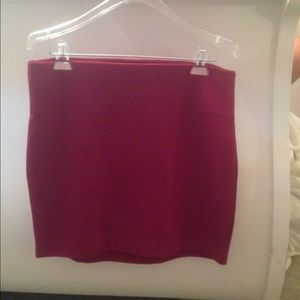 NWOT burgendy pencil skirt from BCBG