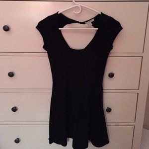 Black skater dress