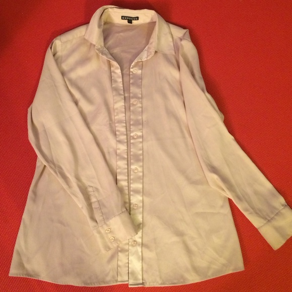 long sleeve creamy pink shirt