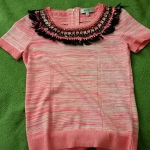 Nwot MILLY PINK TOP