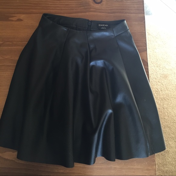 bebe Dresses & Skirts - BEBE Posh faux leather skirt