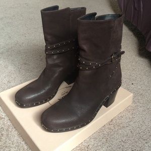 MIU MIU Prada booties (size 36) lamb skin