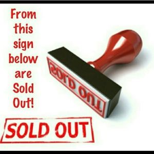 All items below are sold.  Thank you to my buyers!