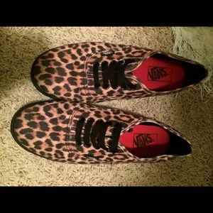 Cheetah print vans