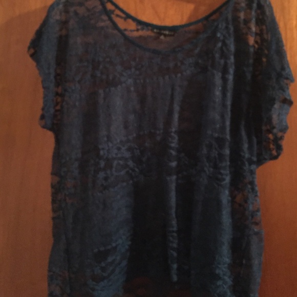 Green lace shirt