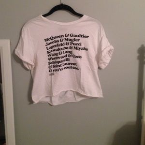 Dimepiece LA crop top