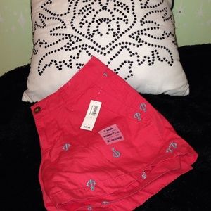 Coral shorts with anchors ⚓️