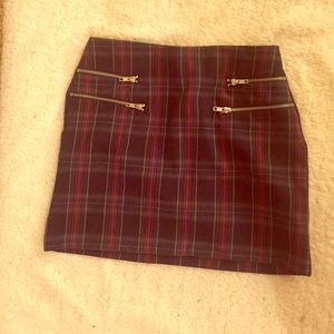 Plaid skirt
