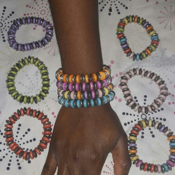 Multicolored African bracelet $5/each - Picture 2 of 2