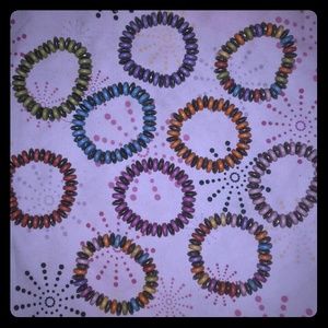 Multicolored African bracelet $5/each