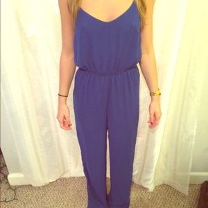 Royal blue romper