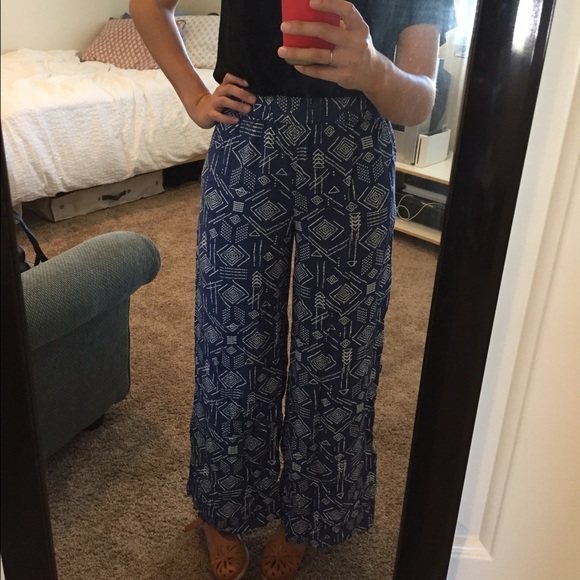 flowy flare pants