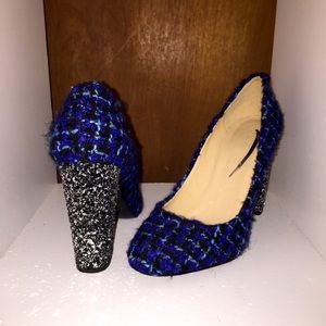 J.Crew Glitter Tweed Pumps
