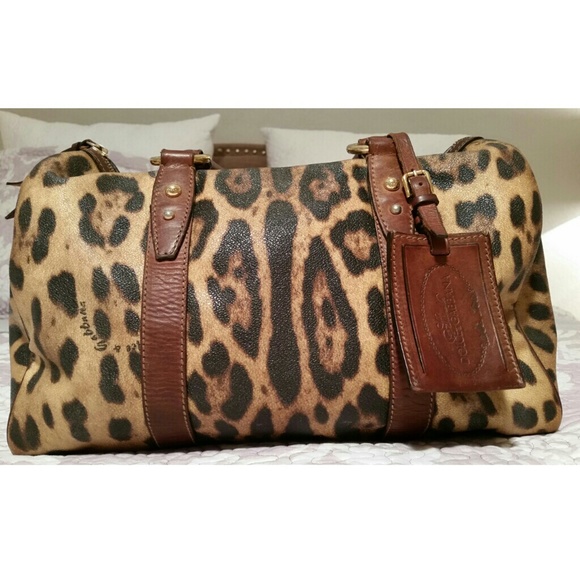 Dolce & Gabbana Leopard Duffle Handbag