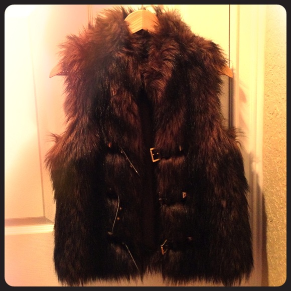 Michael Kors faux Fur vest