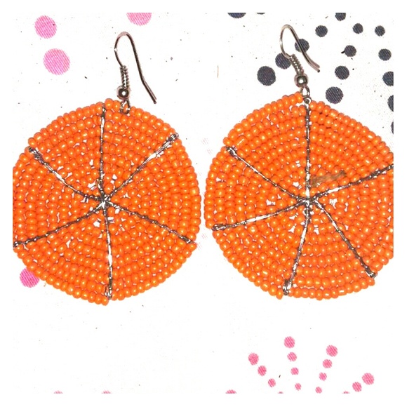 African hand made earrings