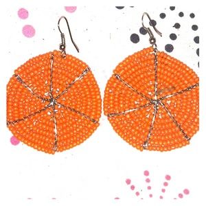 African hand made earrings