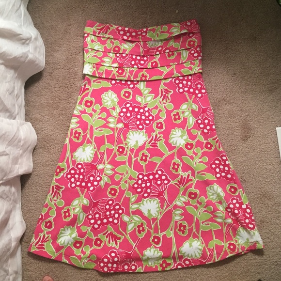 Lilly Pulitzer strapless dress