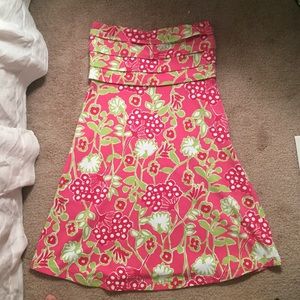 Lilly Pulitzer strapless dress