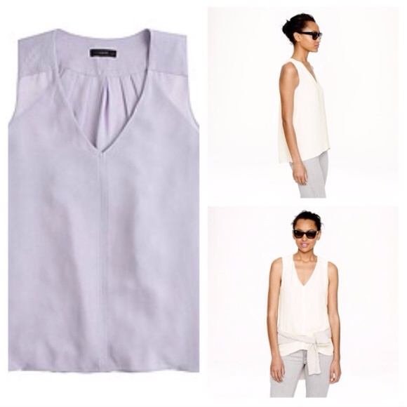 J.Crew Lavender Silk Tank - Flawless Condition
