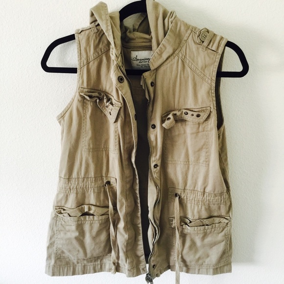American rag vest long jacket