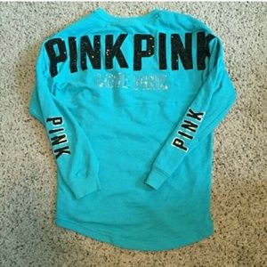 Traded🚫Rare Victorias secret bling varsity crew