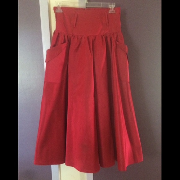 Tarantula Clothing Red Pinup Skirt