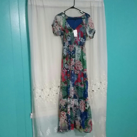 Floral Print Maxi