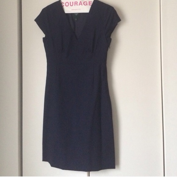 J.Crew Navy Pinstripe Suiting Dress - Flawless!