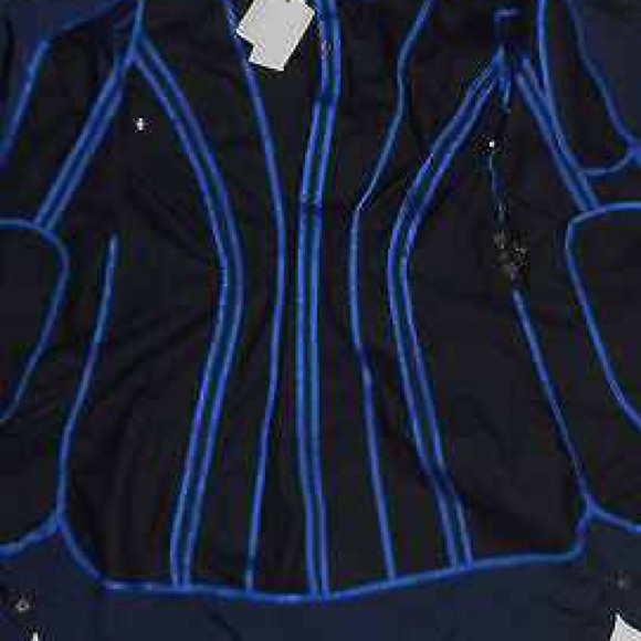 Cole Haan rain coat navy blue - Picture 3 of 4