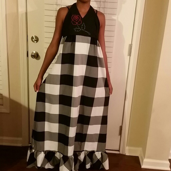 PRICE DROP Halter Maxi Dress (Custom Made)